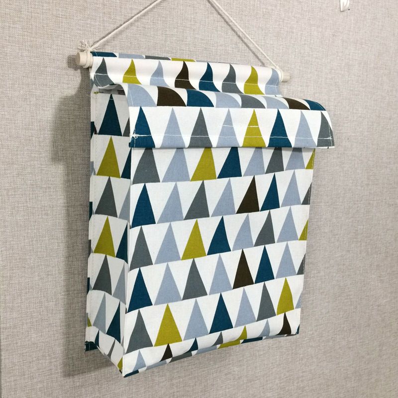 收纳袋挂袋床头放袜子内衣帆布墙挂式置物袋宿舍挂兜门后壁挂