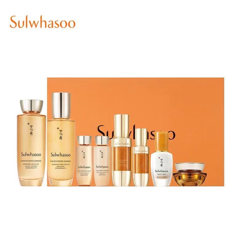 Sulwhasoo /雪花秀御时紧颜人参水乳精华套装紧致修护3件套礼盒 In Multi
