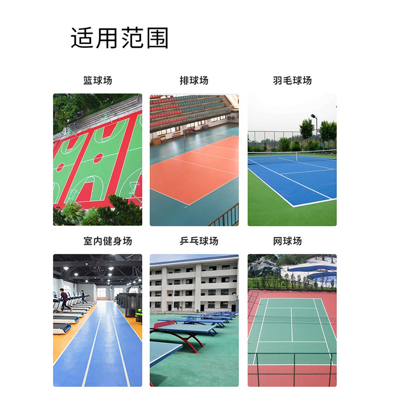 x喜力健 硅PU地胶 6mm 平方高清大图
