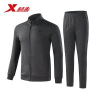 特步男子运动套装2019春季新款长袖运动服开衫长裤卫衣男运动套装882329969084