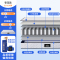 独立弹簧软垫加厚蓝色卷包记忆棉盒子床垫压缩乳胶