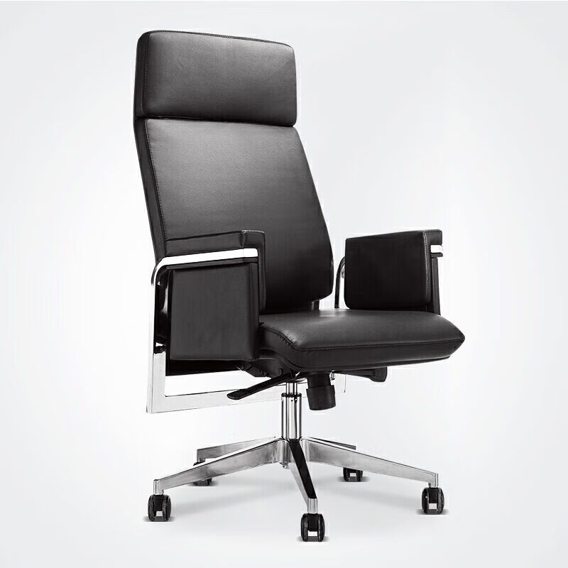 圣斯顿CH-141A 黑色皮质主管椅转椅610*700*1100-1140mm(单位:把)黑色高清大图
