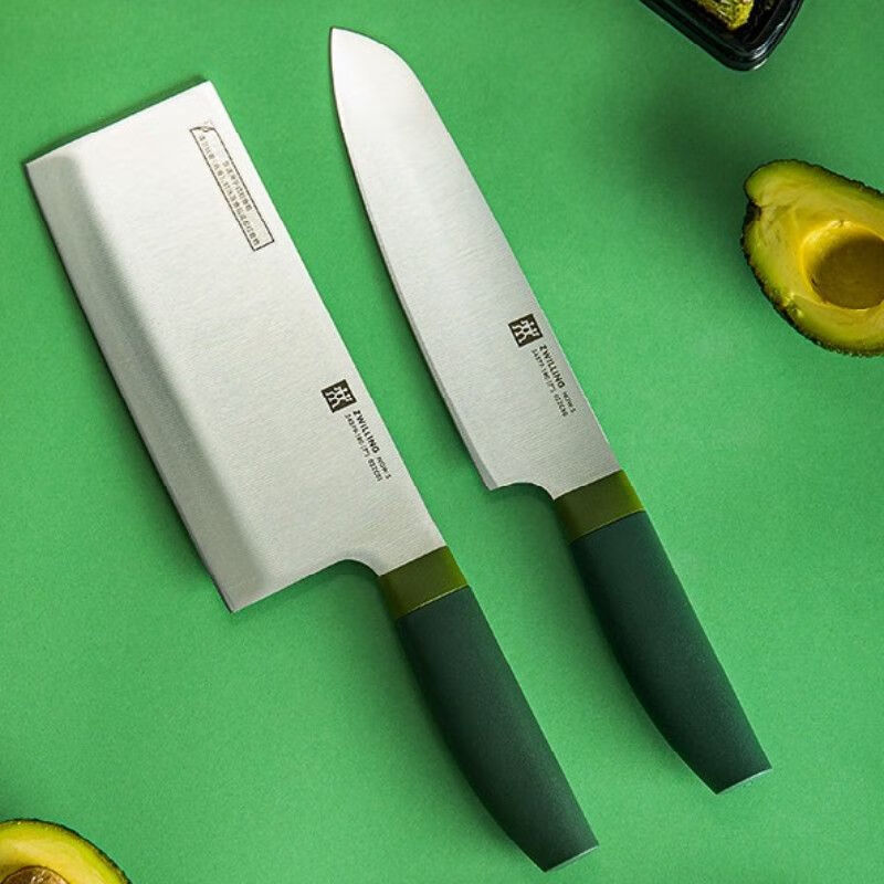双立人(ZWILLING)Now S系列中片刀家用菜刀多用刀不锈钢刀具组合套装 60以上 18cm 虾粉多用刀两件套