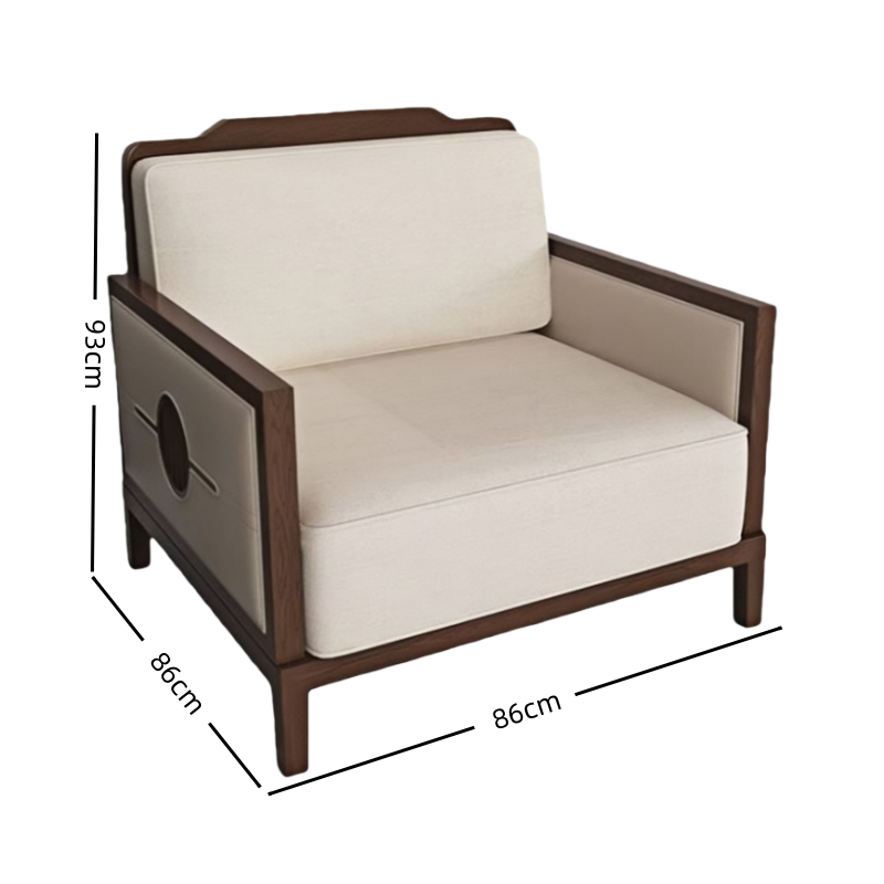 璎蕙 实木沙发单人 张高清大图