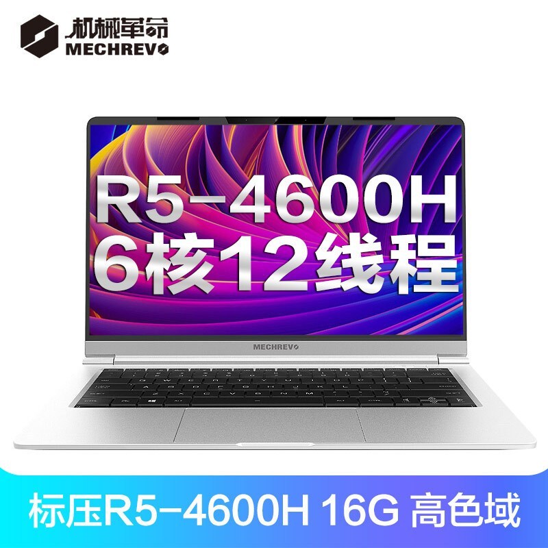 机械革命(MECHREVO)S2 Air AMD锐龙版 (六核R5-4600H 32GB 1TB固态 高色域 集成显卡)14.0英寸商务办公设计上网课轻薄笔记本电脑 定制版银