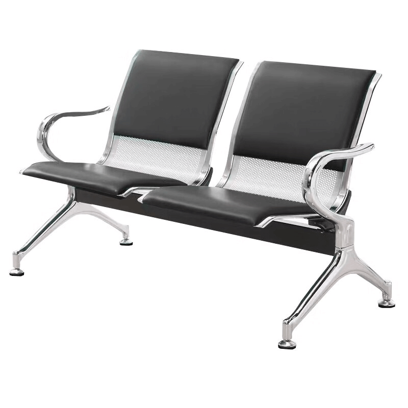 豫众诺 连排椅 两人半皮坐垫 把高清大图