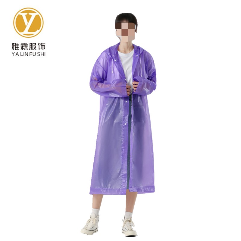 雅霖服 EVA一次性雨衣束口YA-809 100g/件高清大图
