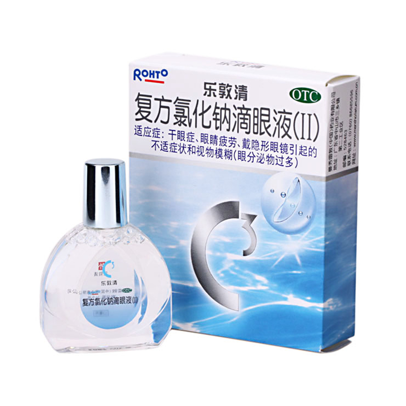 曼秀雷敦 乐敦清复方氯化钠滴眼液 13ml 眼干隐形眼镜眼睛疲劳 [有效期至2021年10月31日]