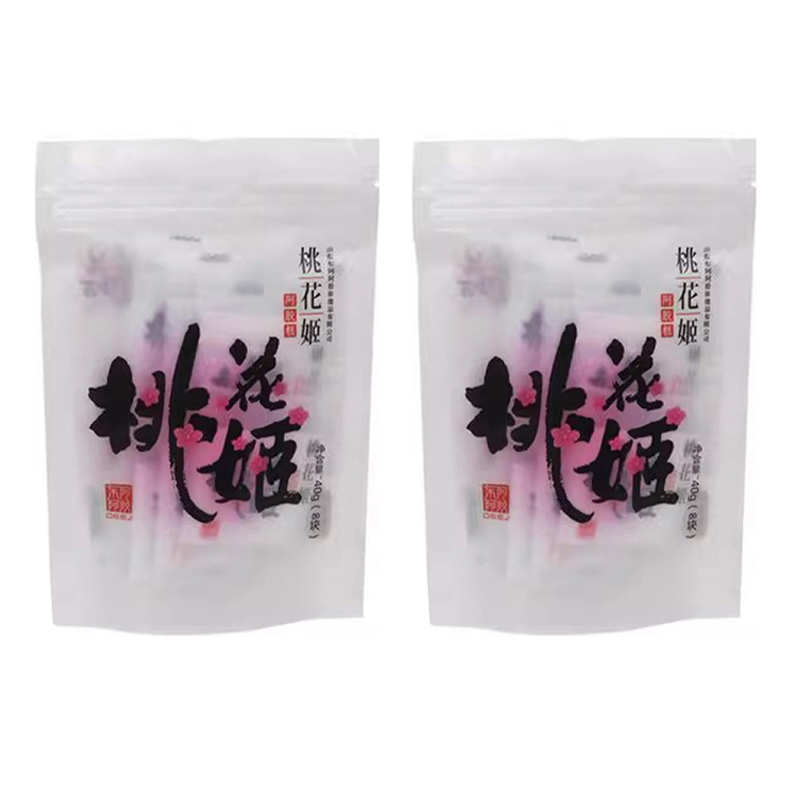 [任嘉伦推荐款]东阿阿胶 桃花姬阿胶糕80g(40g*2袋) 即食阿胶非阿胶块固元膏休闲零食高清大图