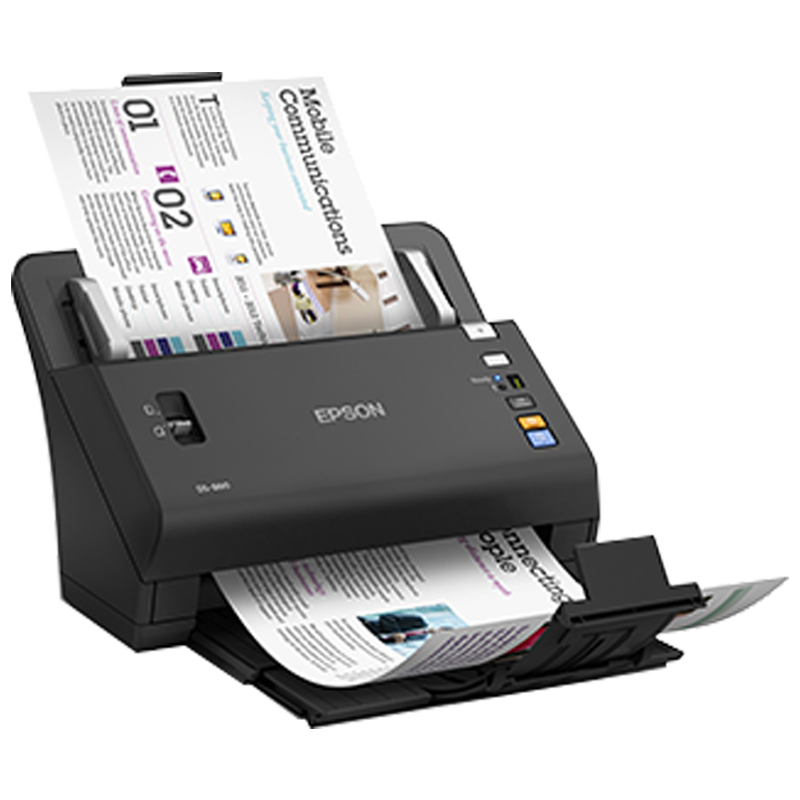 爱普生EPSON) DS-860 A4高速彩色文档自动连续双面馈纸式扫描仪（黑色）