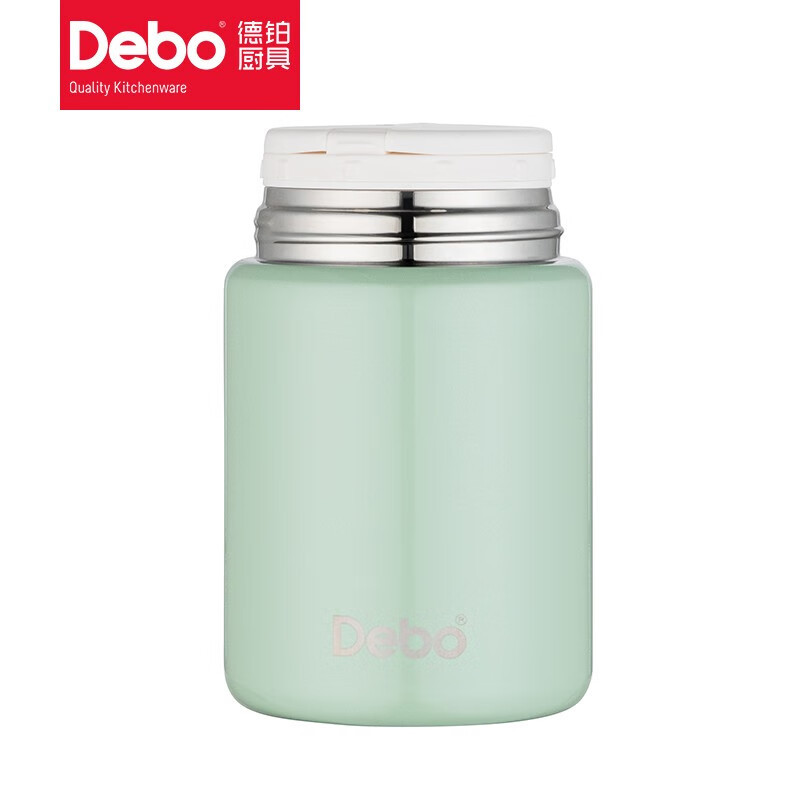 Debo德铂 纳瓦斯304不锈钢焖烧壶绿色/个 DEP-874