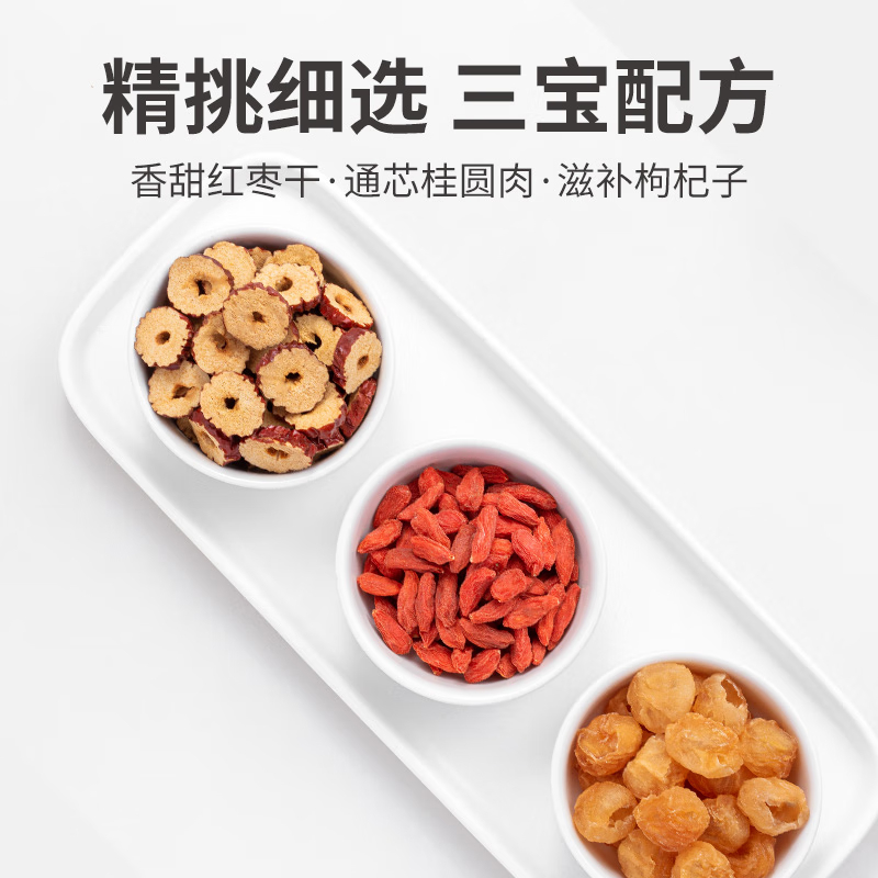[方家铺子]桂圆红枣枸杞茶12g*20/盒装高清大图