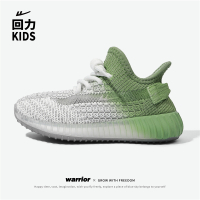 回力(Warrior)儿童鞋男童椰子鞋 春秋 透气网鞋子学生跑步女童运动鞋