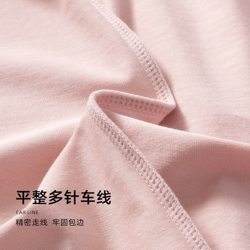 猫人短袖t恤女士80S莫代尔棉学生白色休闲打底女宽松上衣2025新款图片