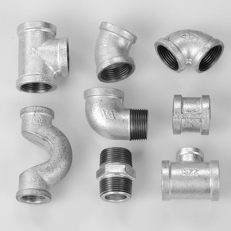热镀镀锌钢管三通 6分镀锌钢管三通内牙 内径25mm(一个装)