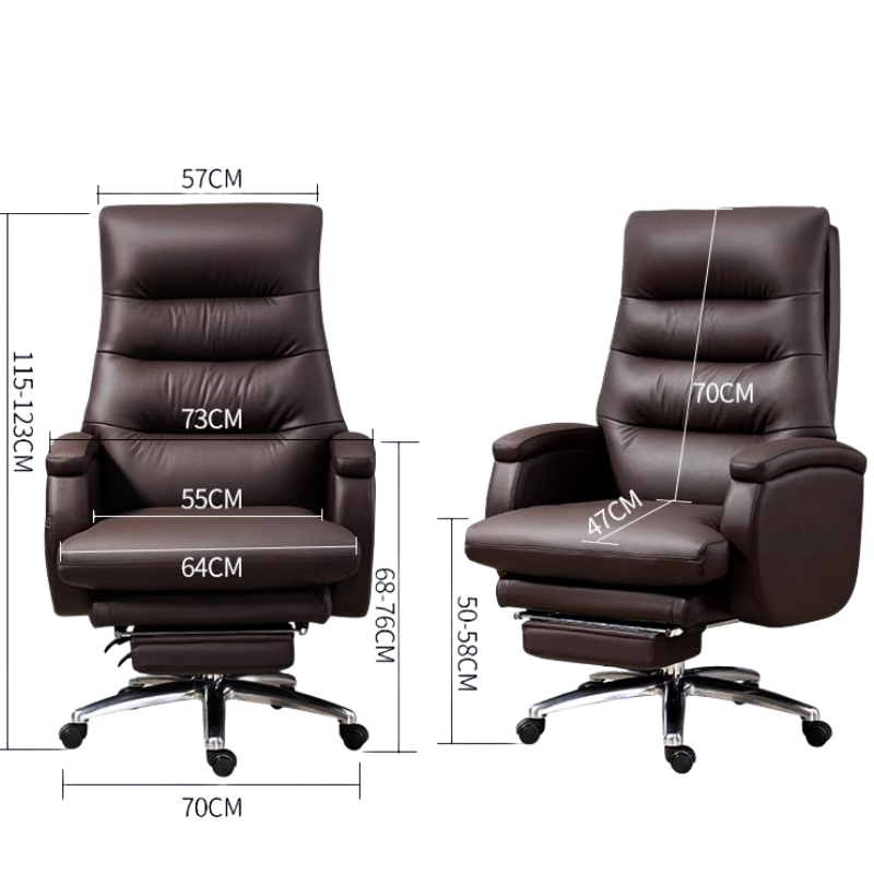 豫龙都人体工学椅 皮质把高清大图