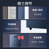 澳柯玛家用立式冷柜BD-113EVH冷冻低温时尚家用侧开门冰柜电脑控温储奶小冰箱