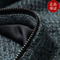 免费退换 2026春秋加厚羊绒帽衫男开衫拉链口袋毛衣连帽针织衫卫衣带帽男装山羊绒不褪色保暖舒适全羊毛打底衫针织套头毛衣