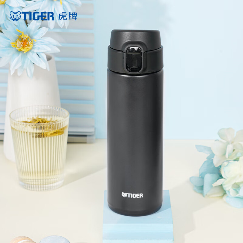 虎牌(TIGER)轻量型不锈钢真空保温杯不锈钢真空一键开启弹盖杯MOY-A48C 480ml高清大图
