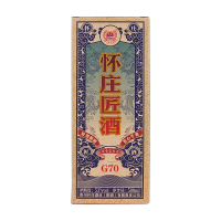怀庄酒业集团 53度酱香型白酒 怀旧版 怀庄G70 整箱装