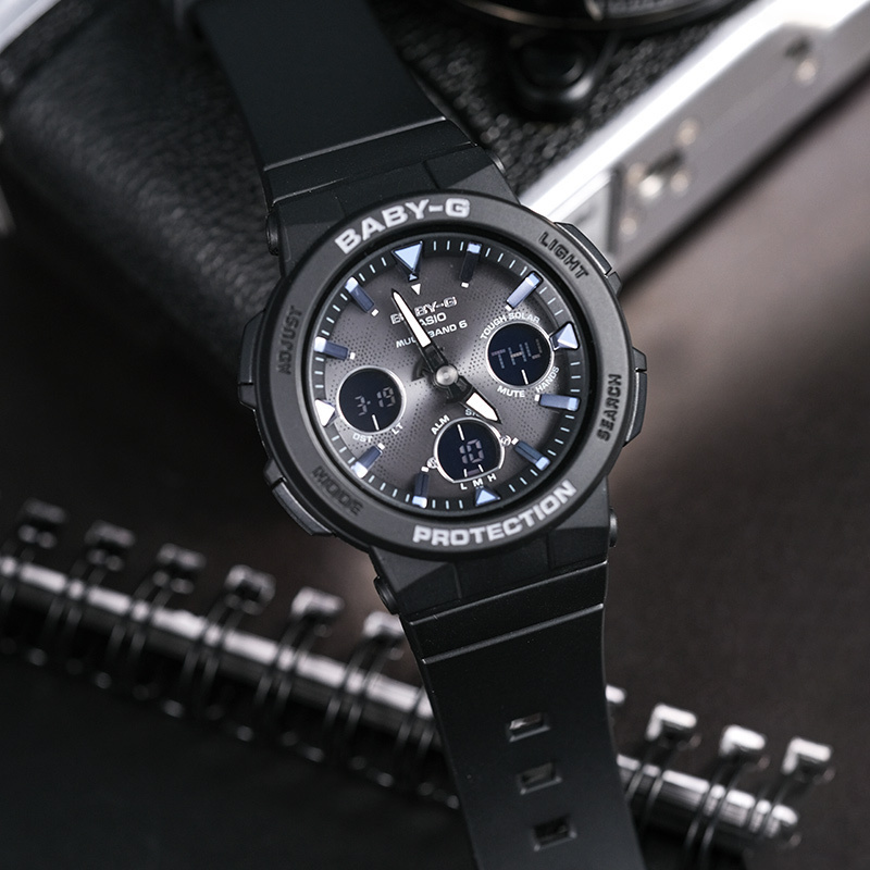 casio旗舰店卡西欧手表女 正品官方baby-g限量运动学生手表bga-2500