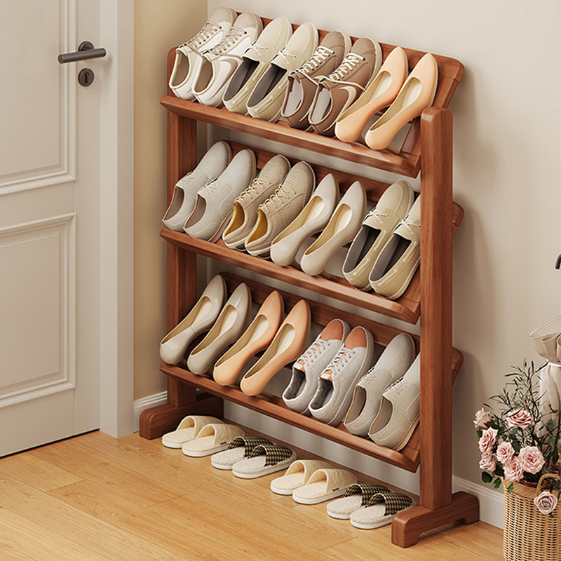 河洛伟业 实木 鞋架高清大图