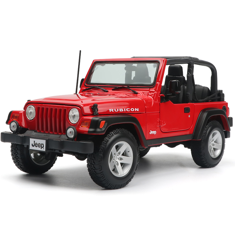 原厂1:18吉普车jeep仿真汽车模型合金越野车摆件成人收藏玩具车
