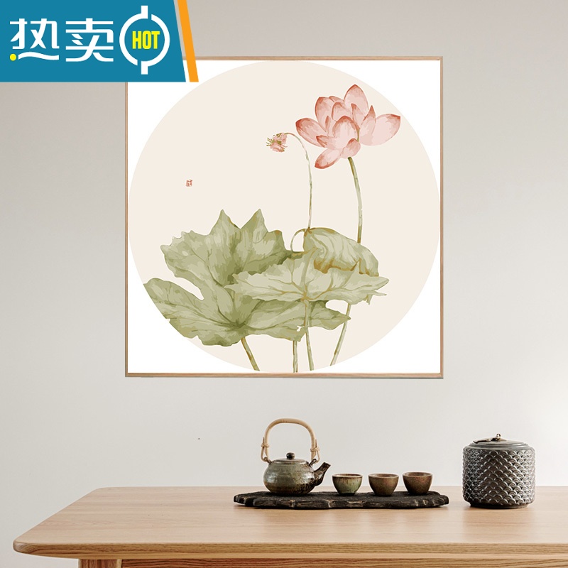 敬平[新式中国风] 数字油画diy填充水油彩手工绘画画上涂色装饰丙烯装饰画高清大图