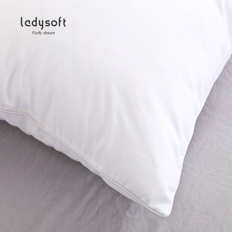 ladysoft御棉堂 四季舒眠枕酒店风高低稳压枕48*74cm纤维护颈椎软枕头芯枕芯1个装