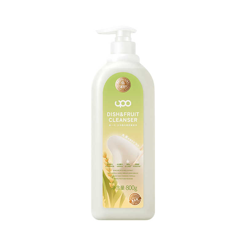 UPO 元本生活米精华果蔬餐具净 800g*3瓶