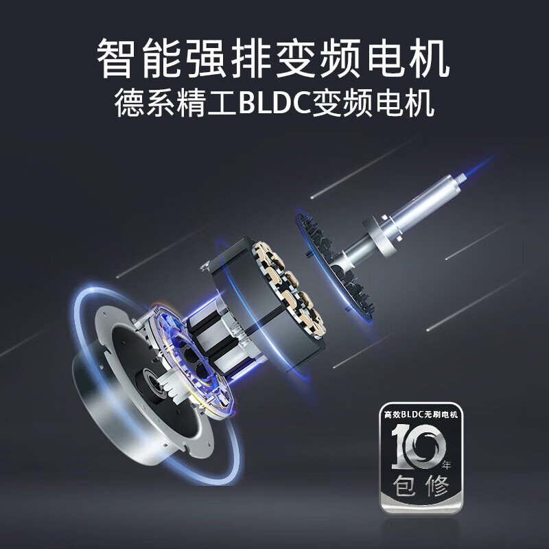 西门子LS63R7MB9W [X7]智享款顶侧双吸油烟机 28立方大吸力 智能风速调节 智能自清洁德系变频电机全程油高清大图