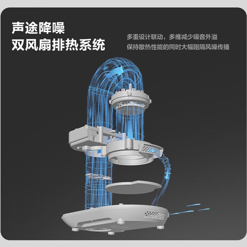 苏泊尔（SUPOR）1.75L无刷低音降噪破壁料理机榨汁机豆浆机破壁研磨家用智能预约一键高温清洗SPX702R 钛金高清大图