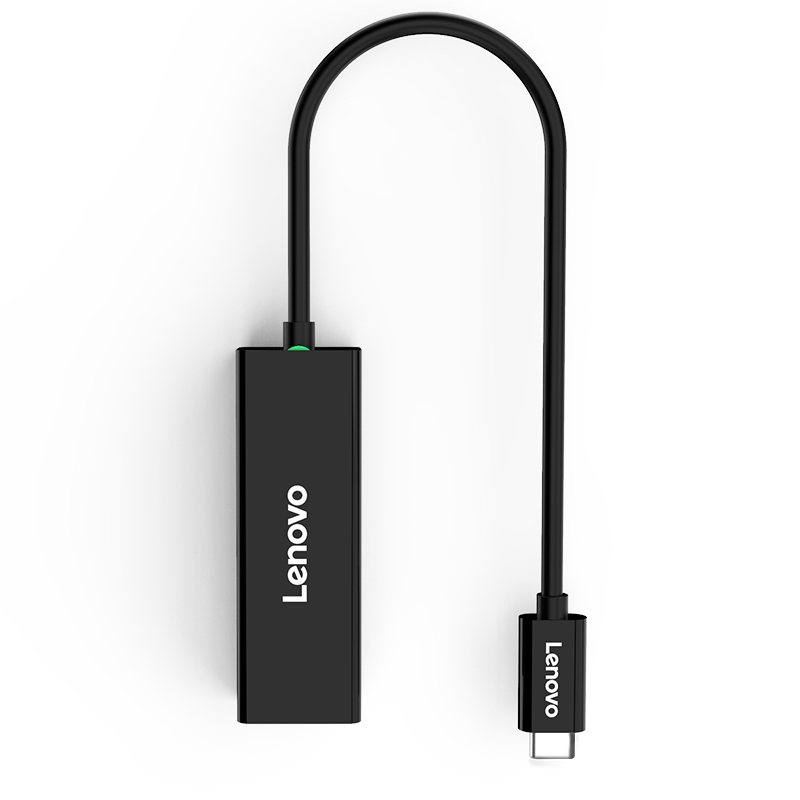 联想(Lenovo)C518(塑壳)Type-C转千兆网卡转换器转接头