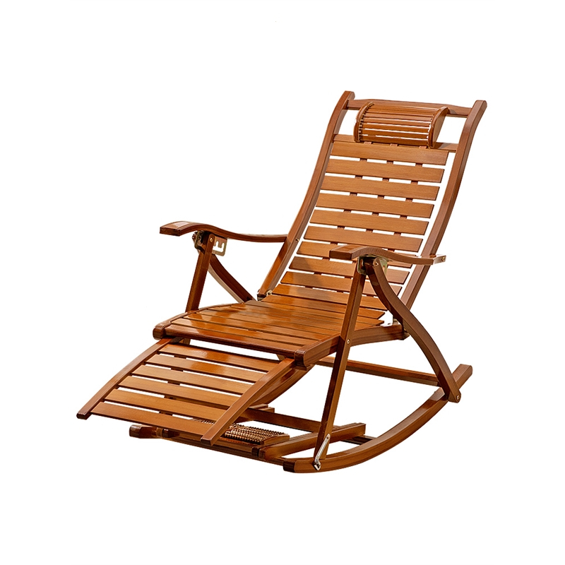 韵美舞灵藤椅摇摇椅躺椅午休折叠藤椅大人老人专用逍遥竹椅子靠背阳台