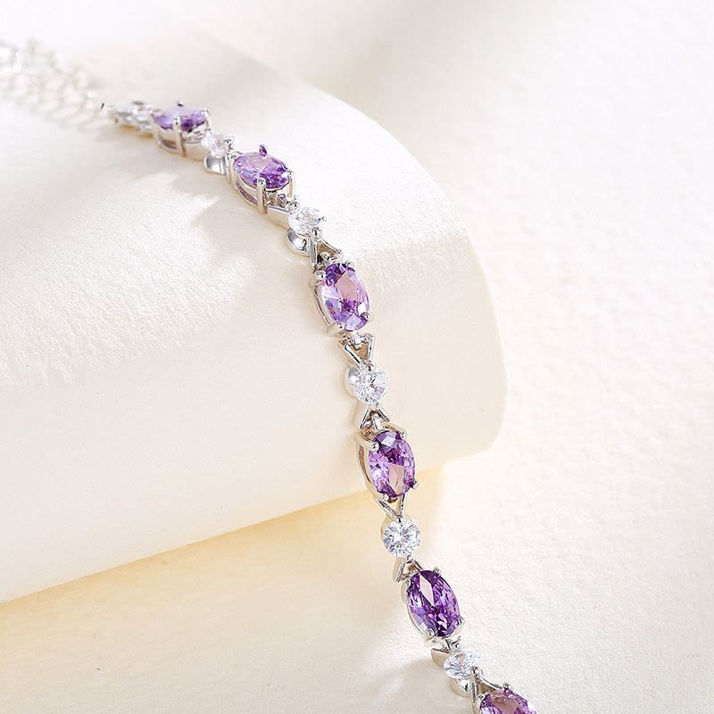 鑫铂尼925纯银手饰品七夕情人节礼物送女友告白银手链手环女生生日礼物送老婆银饰图片