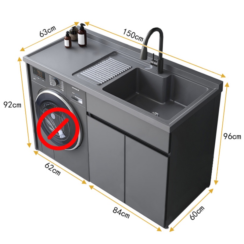 豫龙都浴室柜 洗漱台1.5m台