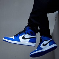 Air Jordan 1 OG Game Royal 美国直邮正品小闪电白蓝 男女情侣运动高篮球鞋 555088-403
