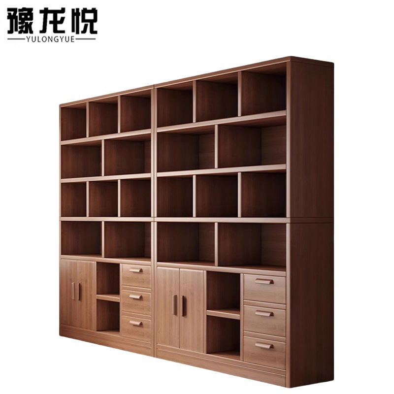 豫龙悦木质书柜高清大图