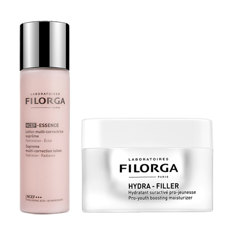 菲洛嘉(FILORGA)肌源赋活精华水150ml+菲洛嘉玻尿酸盈润面霜50ml(补水保湿 紧致淡纹 法国原装进口)高清大图