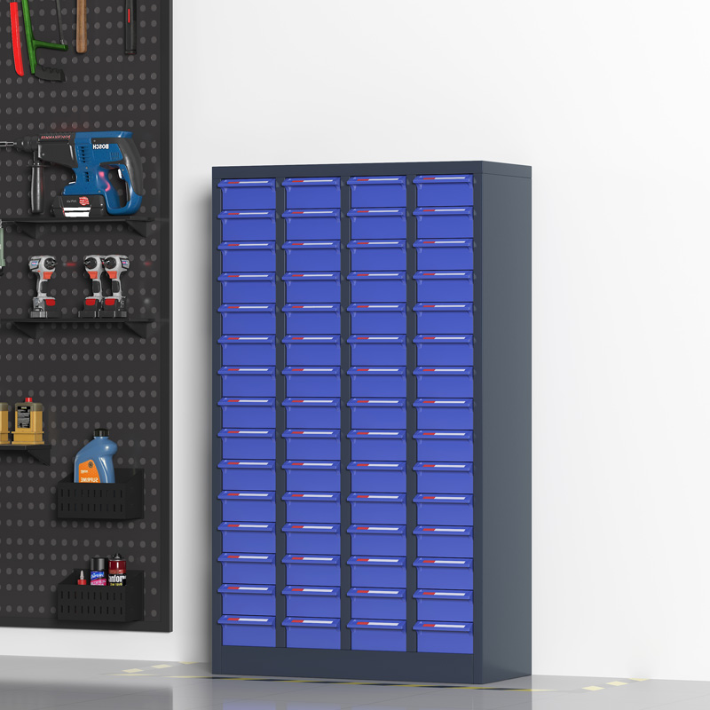 臻远 ZYLJG-W56 零件柜 60抽蓝色无门大号 722*300*1262高清大图