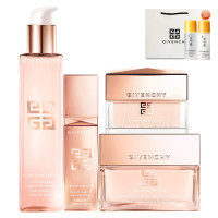 纪梵希(GIVENCHY)时光无痕女士面部护肤套装礼盒 紧致易吸收少女光彩(水+精华乳+日霜+眼霜)