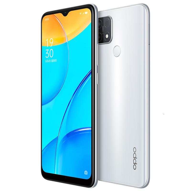 OPPO A35 冰玉白 4+64GB 大屏幕 7.9mm轻薄机身 前置800万AI美颜 后置三摄 全面屏大内存学生老年人全网通手机 拍照手机 老人手机