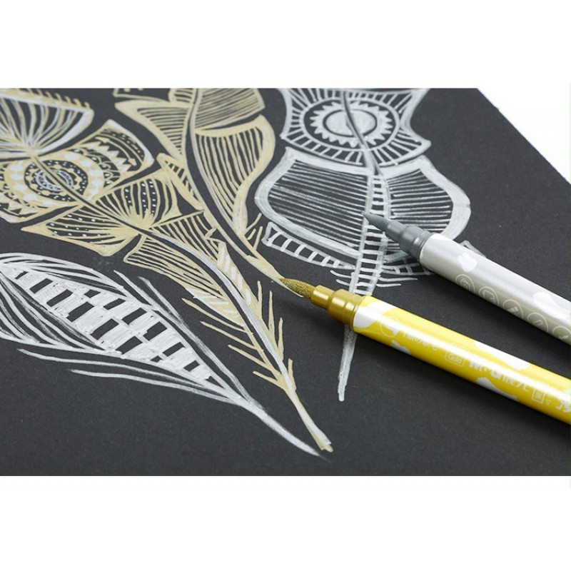 晨光米菲系列金属秀秀笔(香槟金)fwbt0401(10支装)