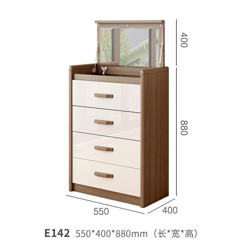 北欧梳妆台现代简约小户型卧室化妆桌飘窗收纳柜一体翻盖斗柜_370_500高清大图