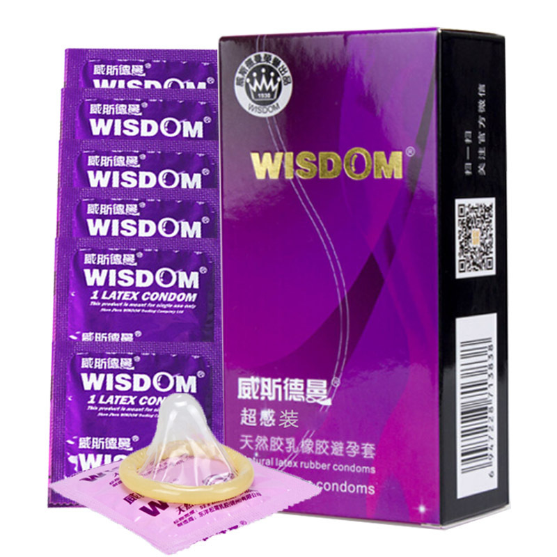 威斯德曼超薄款避孕套5盒50只装润滑带刺狼牙大颗粒螺纹安全套男女用成人情趣计生性用品组合套装高清大图