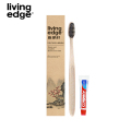 栎捷时(LIVING EDGE）LESSYJ-01小麦秸秆素雅牛皮纸牙刷套装（牙刷小麦秸秆+高露洁牙膏）（ 单位：盒）