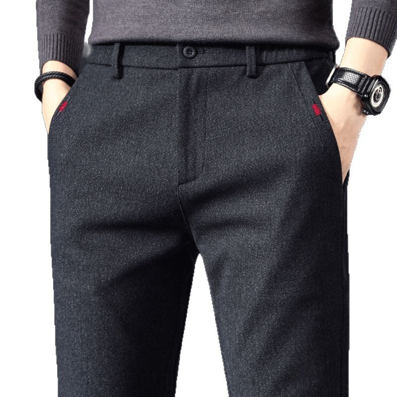 啄木鸟男士裤子休闲长裤子男士春夏四季宽松修身小脚西裤2025新款高清大图