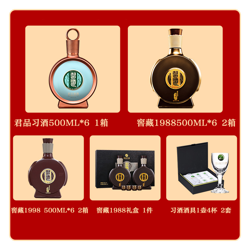 茅台集团 贵州习酒 2021年 全年大礼包套餐 (特惠版)習酒(XI LIQUOR)