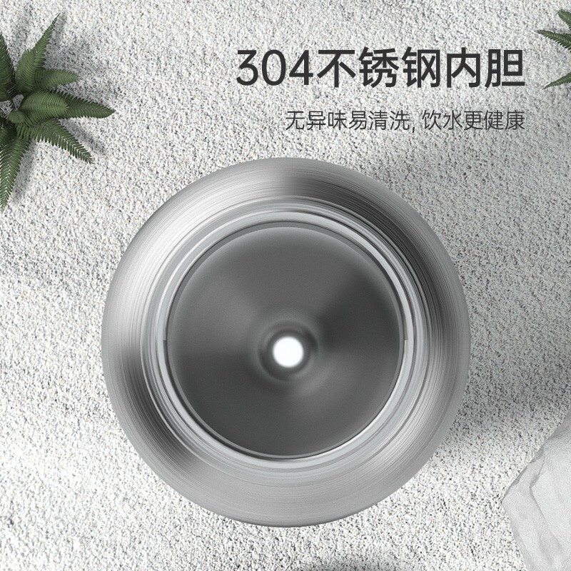 哈尔斯保温杯男女大容量健康不锈钢材质水杯运动便携杯子1.0L 玄黑色1000ml高清大图