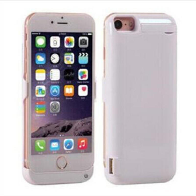 Apple 苹果 iPhone6SP/6P/7P/8P塑料5.5寸充电宝聚合物锂离子电芯背夹移动电源8000毫安 玫瑰金